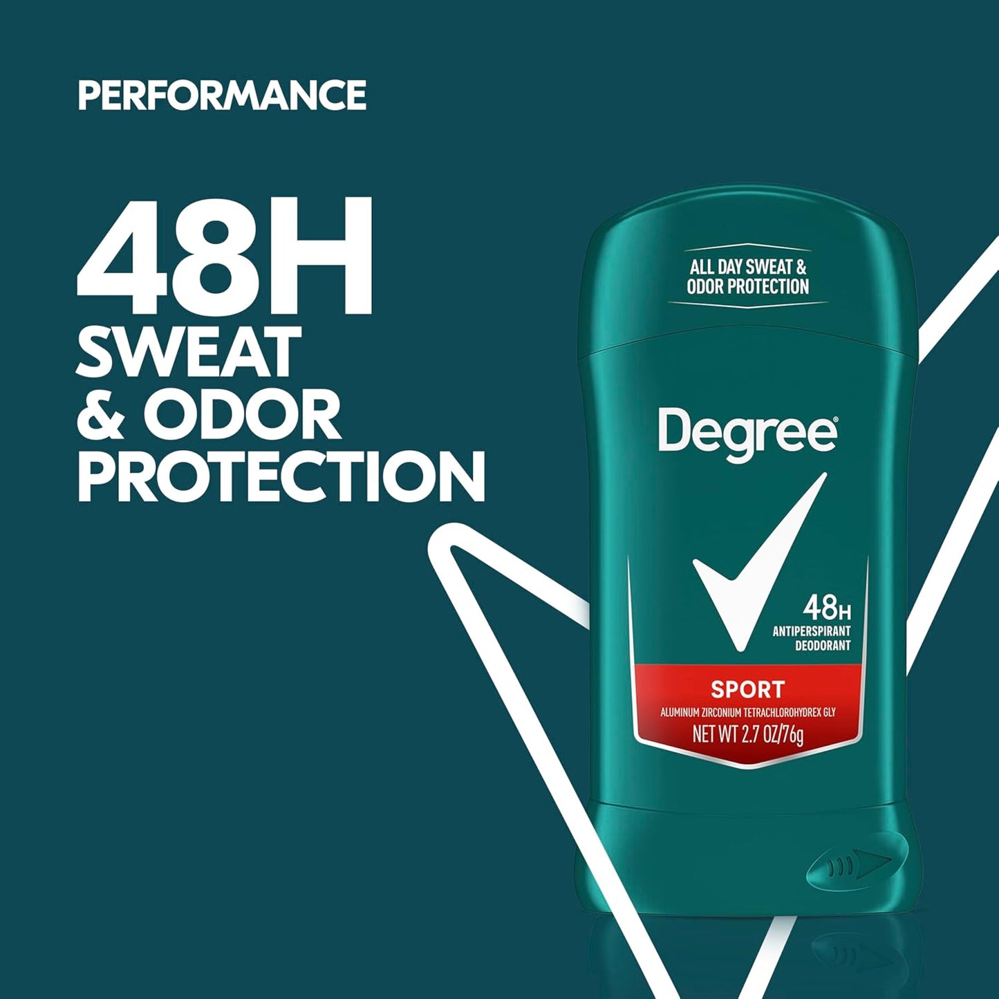 Men Original Protection Antiperspirant Deodorant, Sport, 2.7 Oz Pack of 6