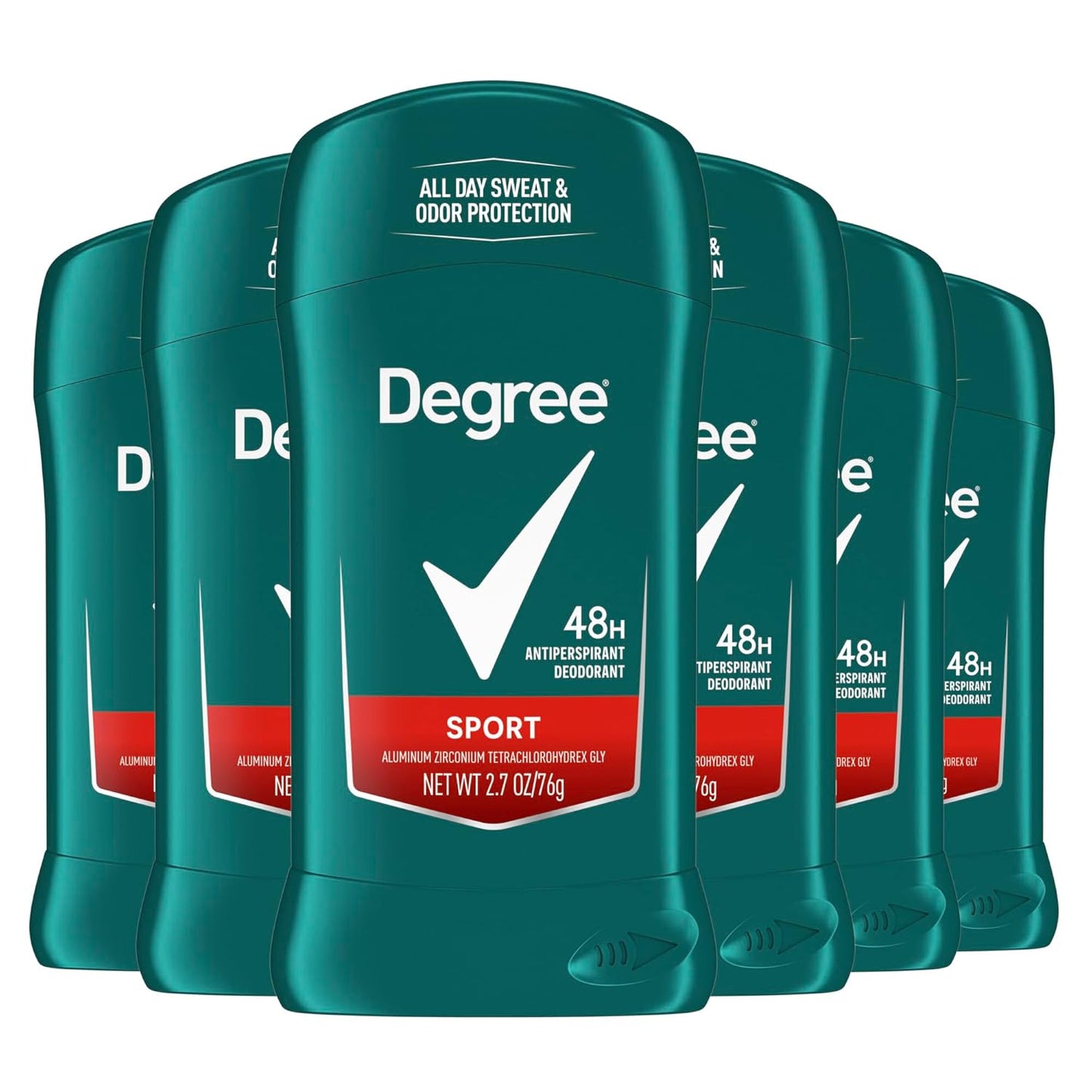 Men Original Protection Antiperspirant Deodorant, Sport, 2.7 Oz Pack of 6