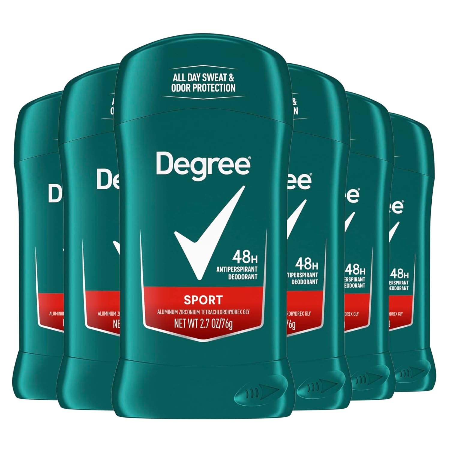 Men Original Protection Antiperspirant Deodorant, Sport, 2.7 Oz Pack of 6